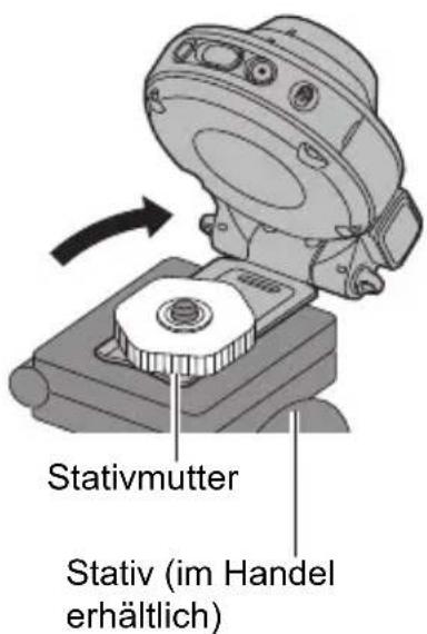 Stativmutter Stativ (im Handel erhältlich)