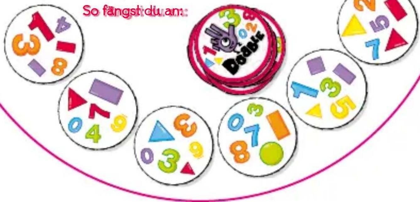 Asmodee Dobble 1 2 3 - Mini-Dobble - 1