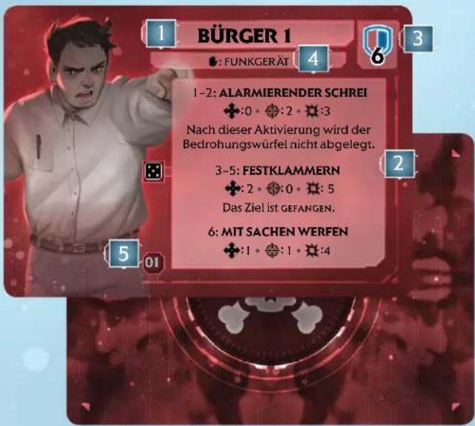 Asmodee Komanauten - FEINDKARTE - 1