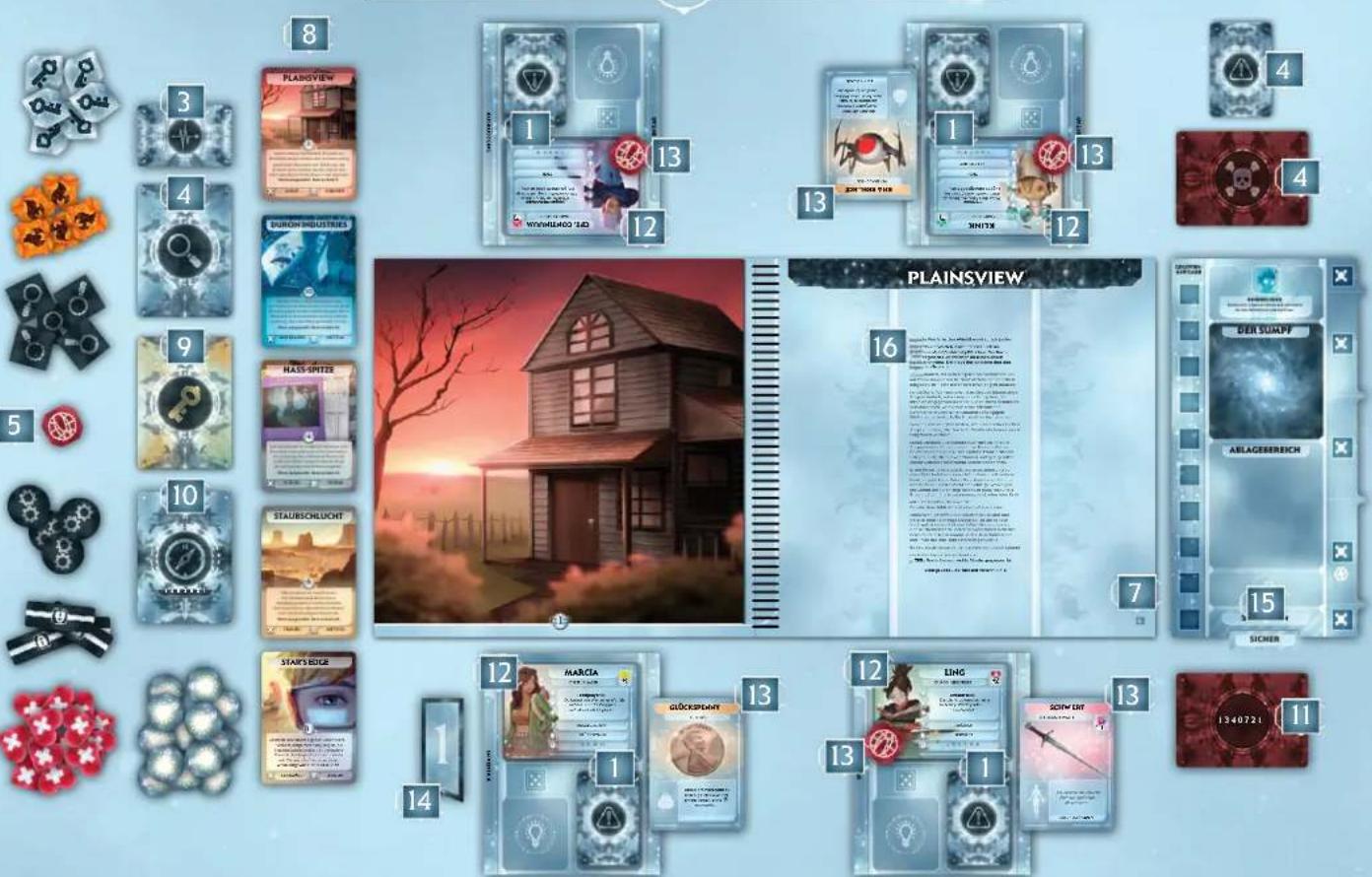 Asmodee Komanauten - ALLGEMEINE SPIELVORBEREITUNG - 1