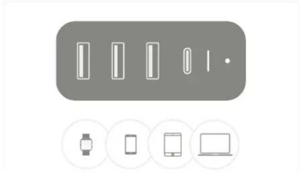 Satechi 75W MultiPort Travel Charger - TYPE-C 75W TRAVEL CHARGER - 2