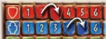 Asmodee Hadara - Karte in den äußeren Bereich legen - 9