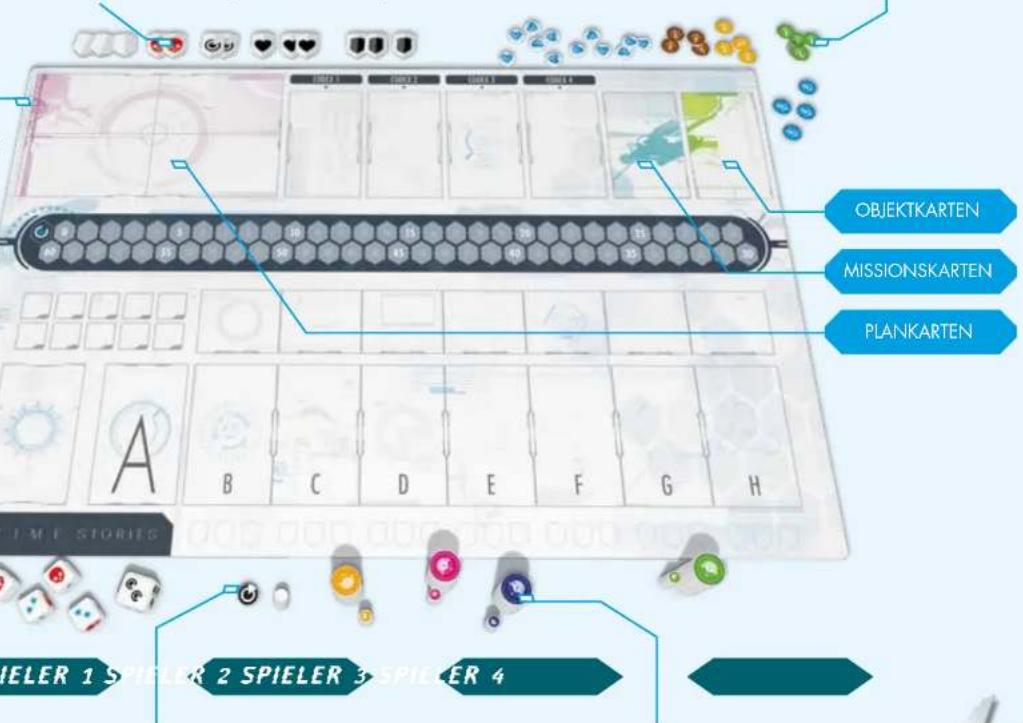 Asmodee T.I.M.E Stories - Der Spielaufbau ist in allen Szenarien gleich. Führt einfach die Anweisungen in der angegebenen Reihenfolge durch. - 1