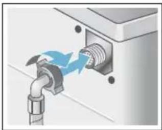 BOSCH WAE282E0 - Anschluss - 2