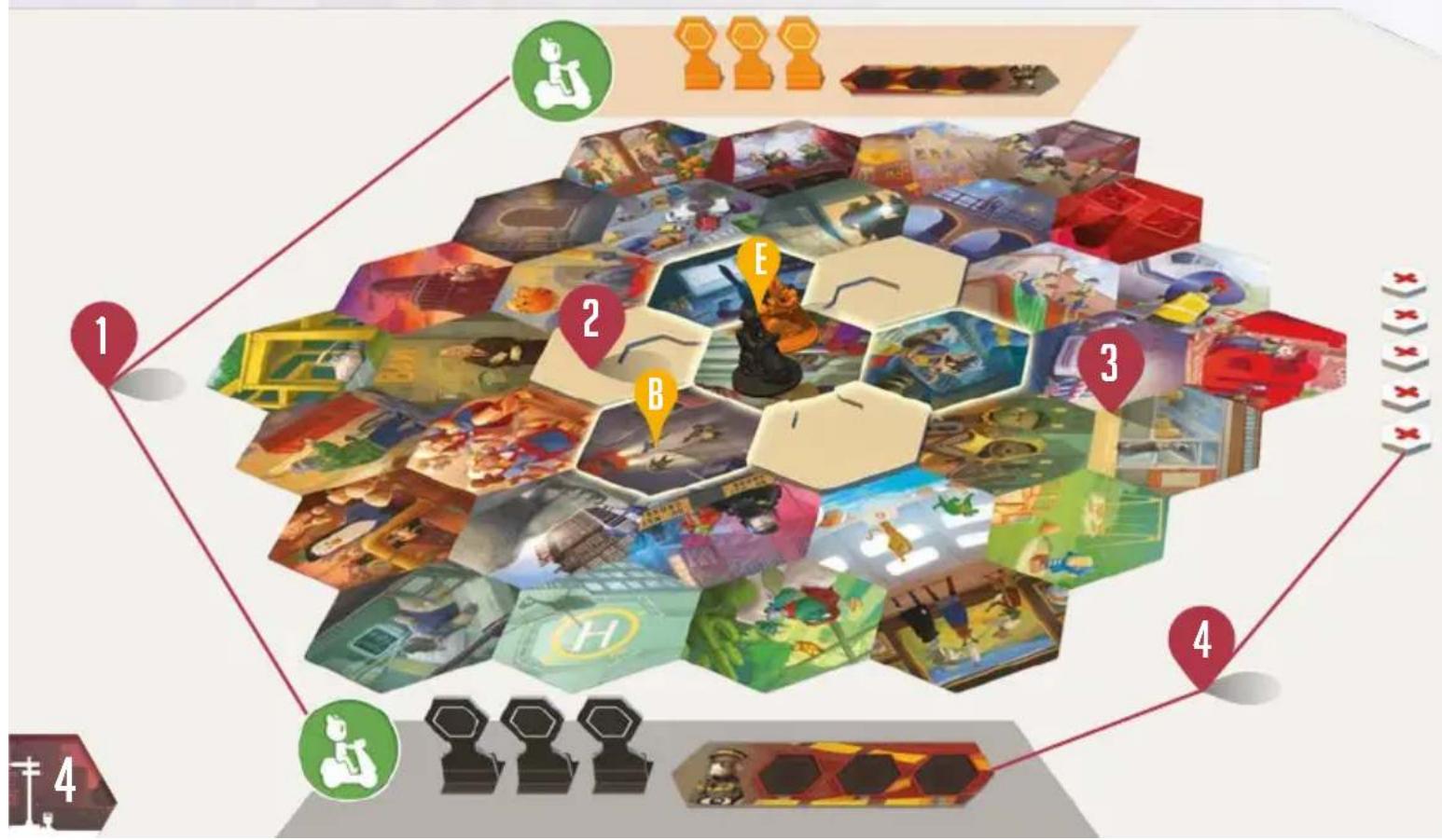 Asmodee Shadows - Amsterdam - SPIELMATERIAL - 11