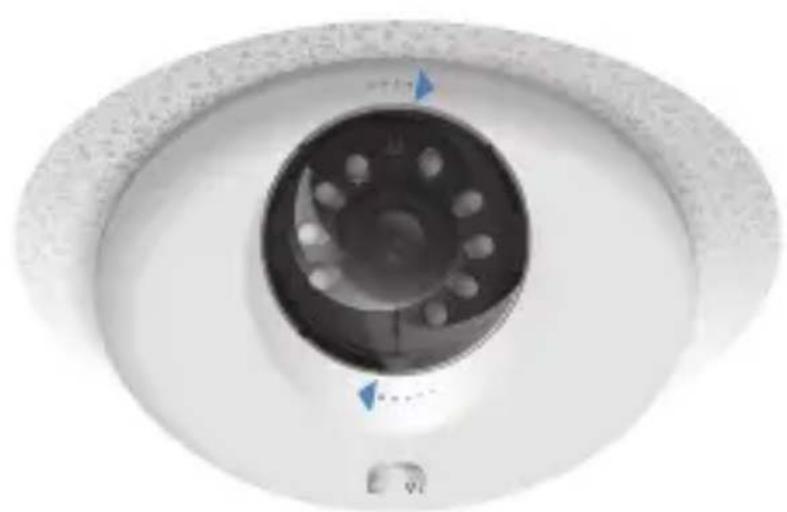 Top-down view of a circular mechanical component with internal holes and a central hub (no text or symbols visible)