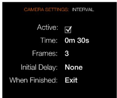 HASSELBLAD H6D - CAMERA INTERVAL SETTINGS EXAMPLE - 3