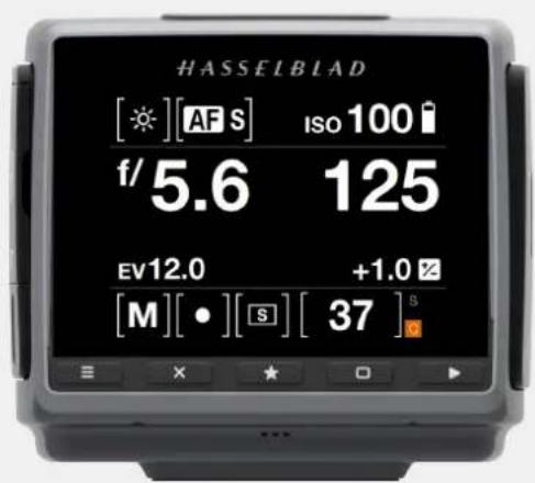 HASSELBLAD H6D - Screen function - 1