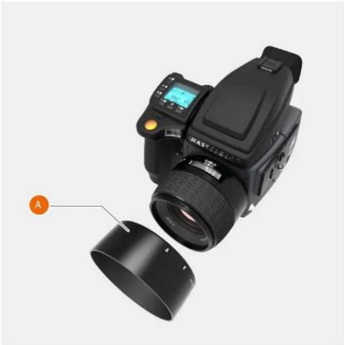 HASSELBLAD H6D - REMOVE THE LENS SHADE - 1