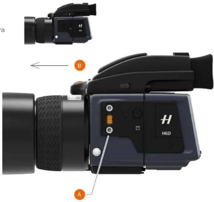 HASSELBLAD H6D - How to remove the Databus Connector cover - 1