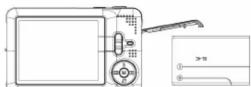 EASYPIX T514 - Installing the battery - 1