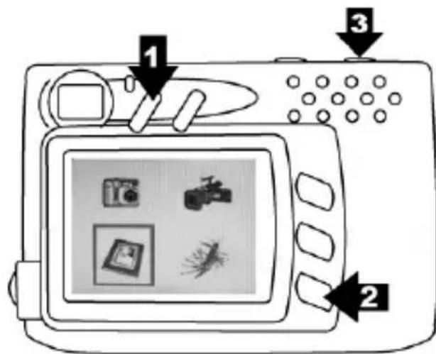 EASYPIX S120 - Delete Current Picture or Video Clip - 1
