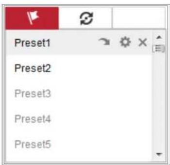 Hikvision DS-2CD7026G0/P-AP - - Setting a Preset: - 1