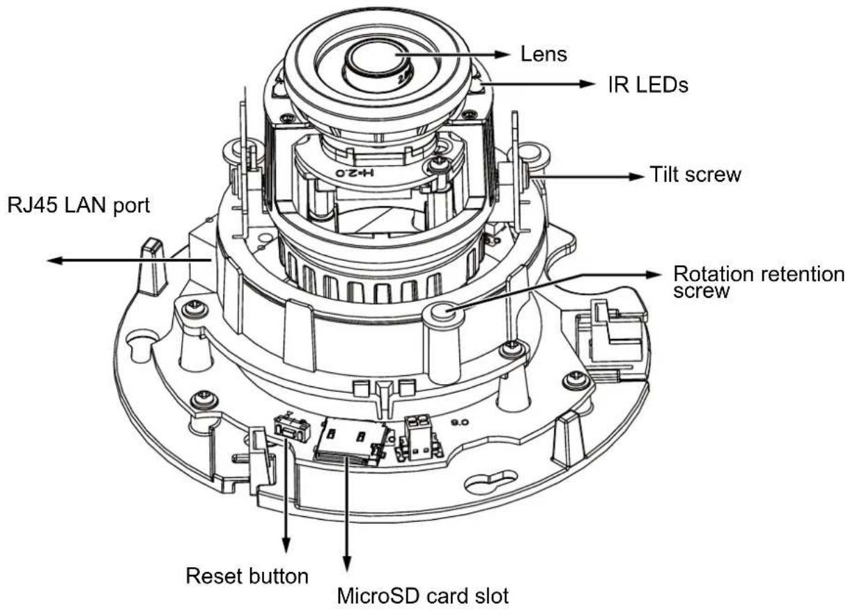Vivotek FD8377-HV - Inner View - 1