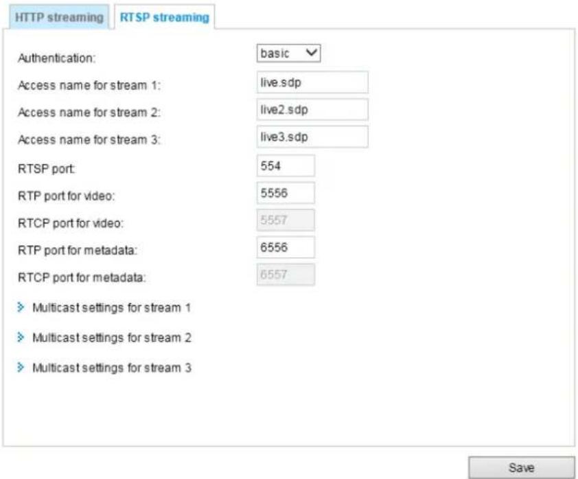 Vivotek FD8377-HV - RTSP Streaming - 1