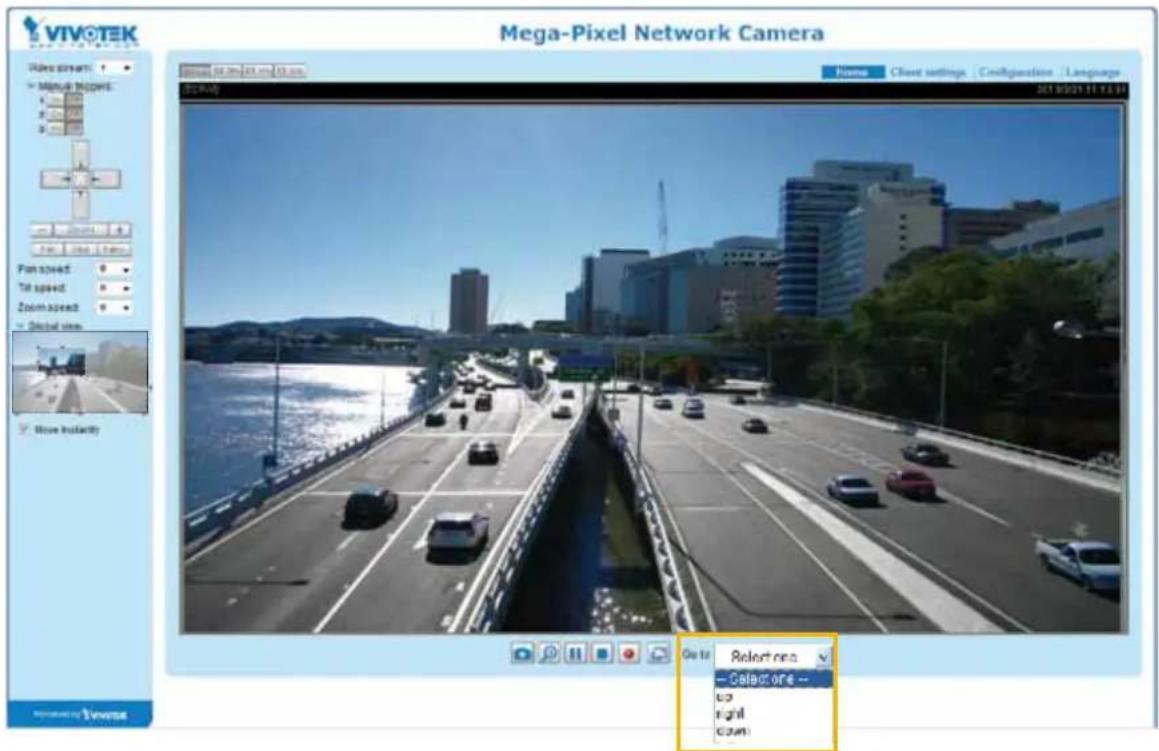 Vivotek FD8377-HV - Home page in the E-PTZ Mode - 1