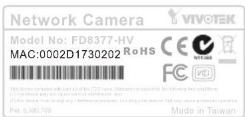 Vivotek FD8377-HV - Software Installation - 3