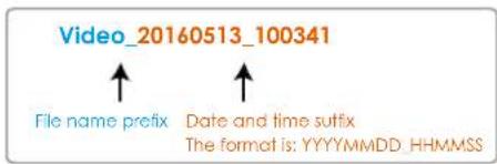 Vivotek FD8377-HV - ■ File name prefix - 1