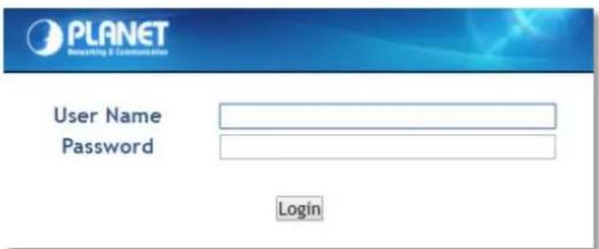 PLANET Banking & Communication User Name Password Login