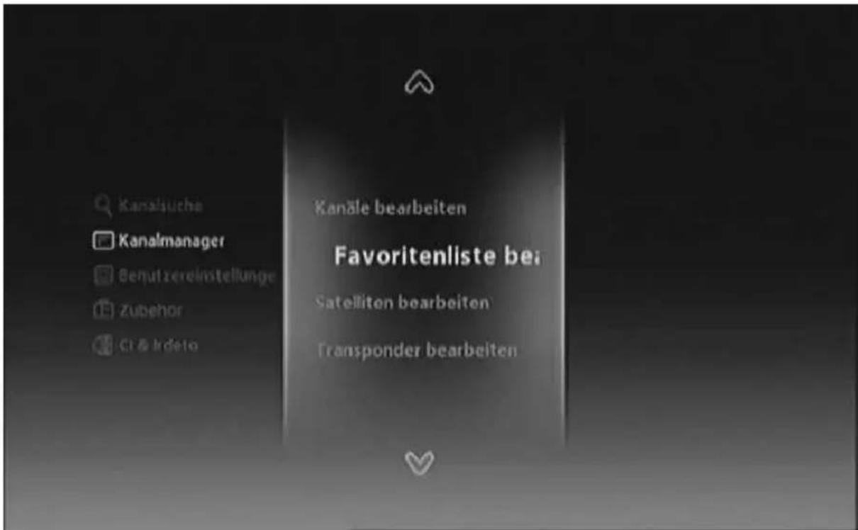 Eycos S 45.15 HDI Plus - Favoritenlisten verwalten - 1