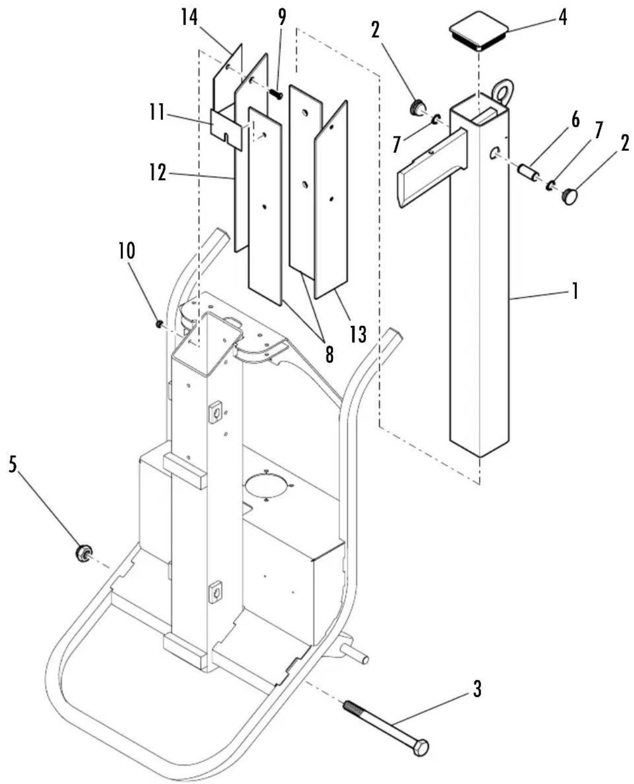 Mr. Paldu 1050 - Gestell - 2