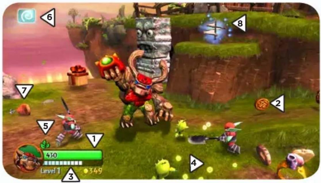 NINTENDO Skylanders - Giants (Wii U) - IN-GAME DISPLAY - SKYLANDERS GIANTS STORY MODE - 1