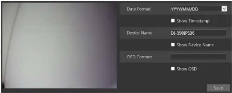 Provision-ISR DI-390IPSVF - OSD Configuration - 1