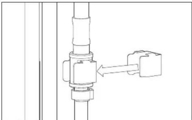 INVENTUM Adrianna - Abb. 7.2 Schlauch am 3-in-1-Wasserhahn anbringen - 1
