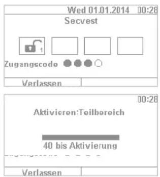 ABUS ACTP00006 - Arming via the user code - 2