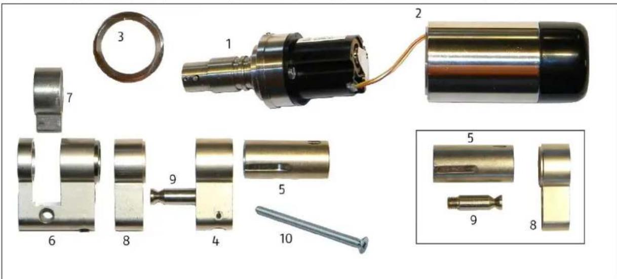 ABUS CLX-LPXA-S-00 - Lieferumfang CodeLoxx Halbzylinder CLX-LHZ-S / SP und CLX-LPxHZ-S / SP - 1
