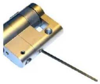 ABUS CLX-LPXA-S-00 - CodeLoxx Halbzylinder: Anpassung des Zylinderkörpers an die Türstärke - 4
