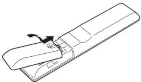 PIONEER PD-10AE-S - Installazione delle batterie Puntare il telecomando - 3