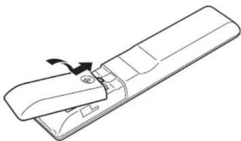 PIONEER PD-10AE-S - Einlegen der Batterien Ausrichten der Fernbedienung - 3