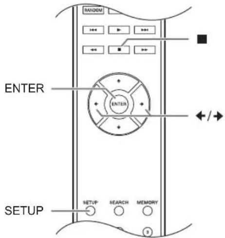 MNDOM ENTER ENTER SETUP SETUP SEARCH MEMORY