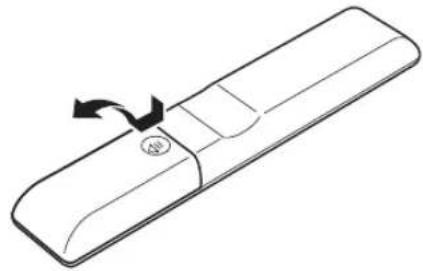 PIONEER PD-10AE-B - Installazione delle batterie Puntare il telecomando - 1