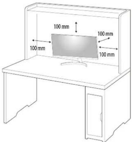 LG 34WL500 - Installing on a Table - 1