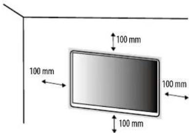 LG 34WL500 - Installing on the Wall - 1