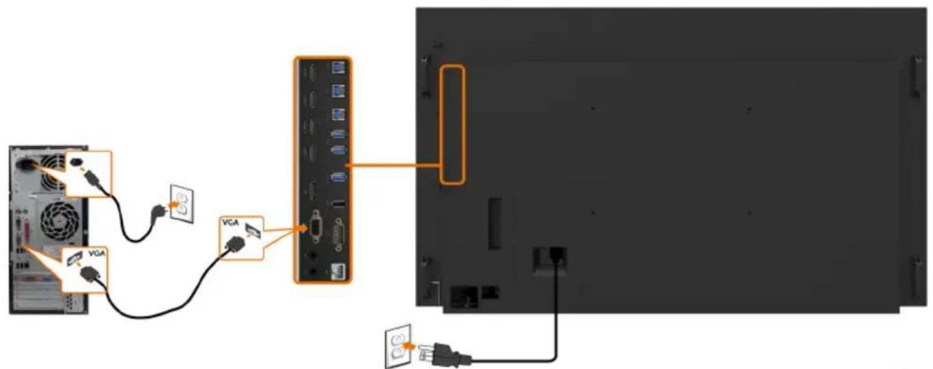 DELL C8618QT - Connecting the USB cable - 5