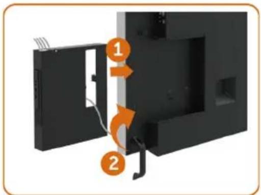 DELL C8618QT - Optiplex (Optional) Attaching the Optiplex - 4