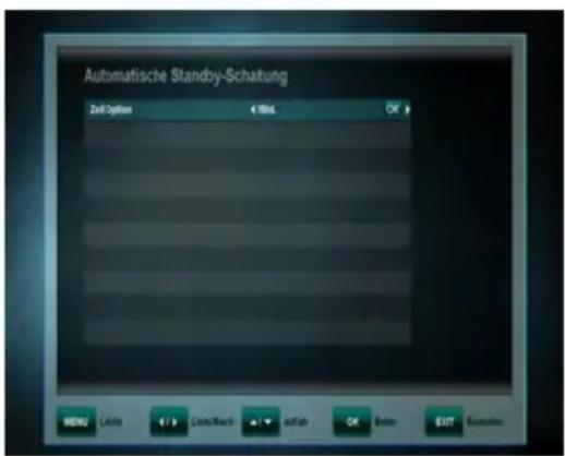 WISI OR 630 - Automatisches Ausschalten - 1