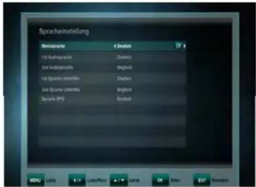 WISI OR 630 - Spracheinstellung - 1