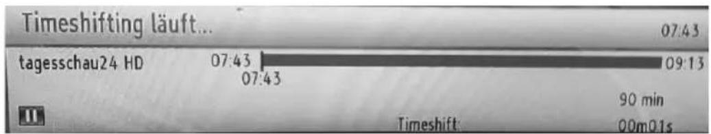 WISI OR 397 - Manueller Timeshift: - 1