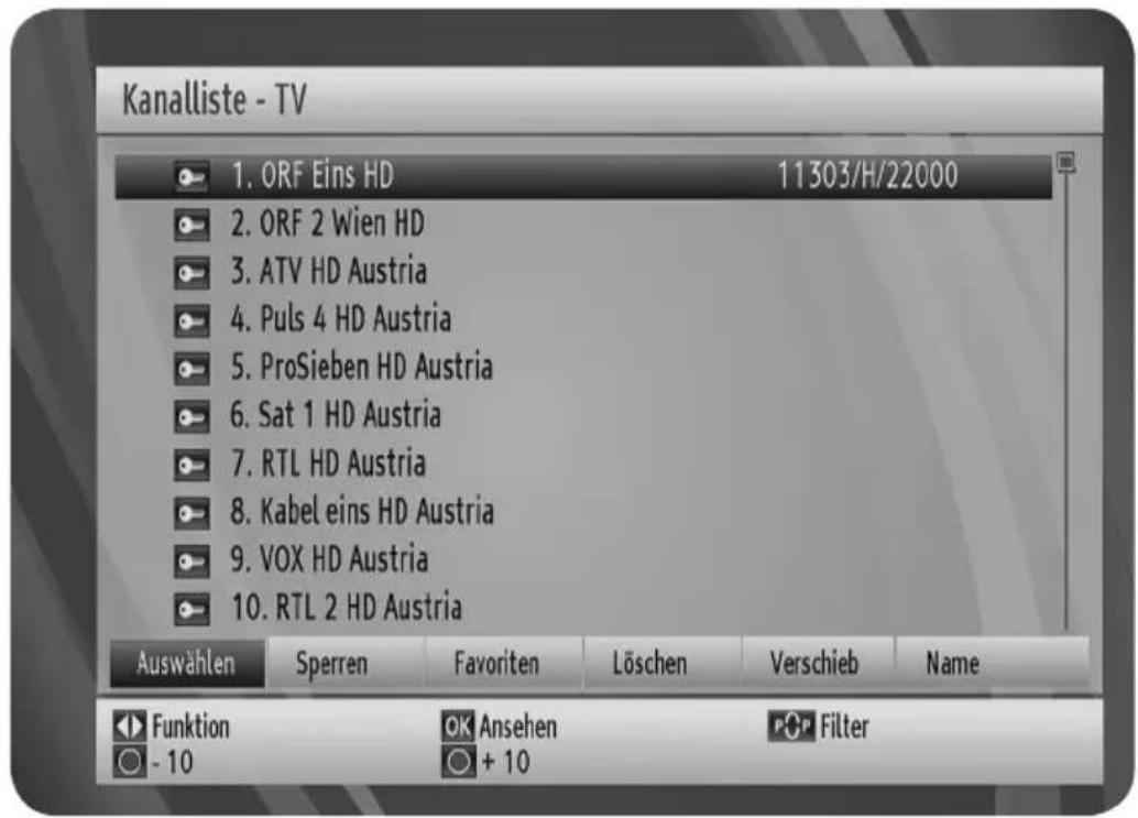WISI OR 397 - Kanalliste - 1