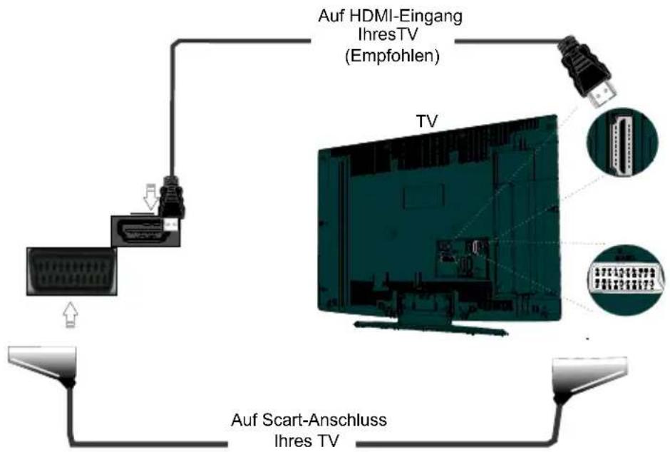 WISI OR 397 - Anschließen am Fernsehgerät - 1