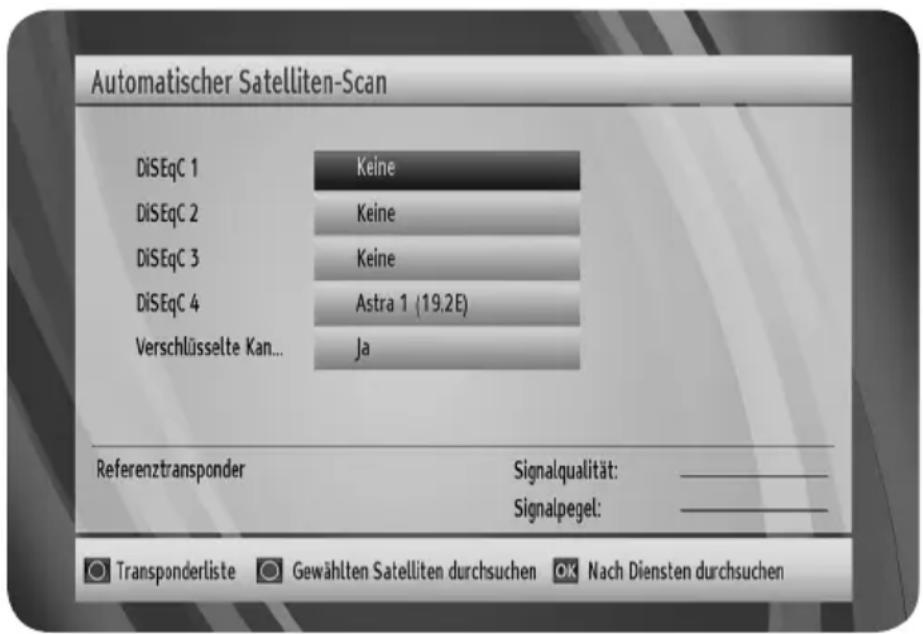 WISI OR 397 - Automatische Kanalsuche - 1