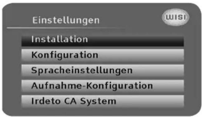 WISI OR 397 - EINSTELLUNGEN - 1