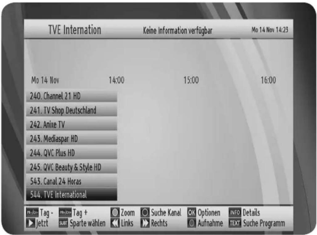 WISI OR 397 - EPG (Elektronischer Programmführer) - 1