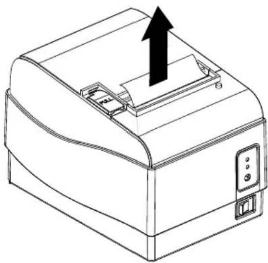 OLYMPIA KPR 80 - Einsetzen der Papierrolle - 2