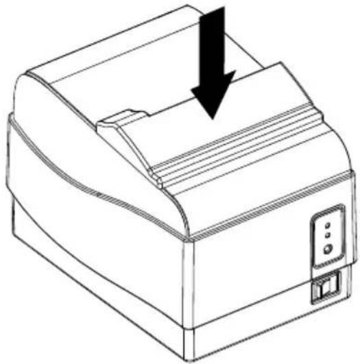 OLYMPIA KPR 80 - Einsetzen der Papierrolle - 3