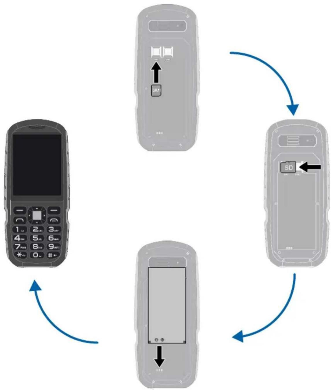 OLYMPIA Rock - So nehmen Sie Ihr Mobiltelefon in Betrieb - 2